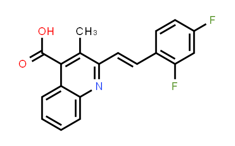 CAS No. 1428119-96-3, (E)-2-(2,4-Difluorostyryl)-3-methylquinoline-4-carboxylic acid