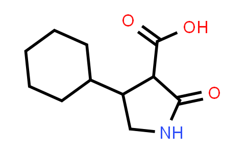 CAS No. 1428233-43-5, 4-Cyclohexyl-2-oxopyrrolidine-3-carboxylic acid