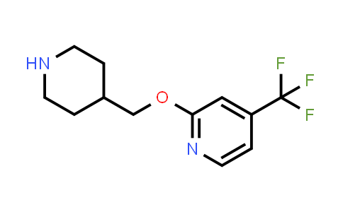 CAS No. 1428233-91-3, 2-(Piperidin-4-ylmethoxy)-4-(trifluoromethyl)pyridine