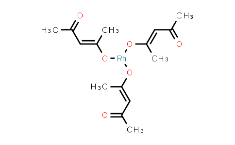 CAS No. 14284-92-5, Rhodium(III) acetylacetonate