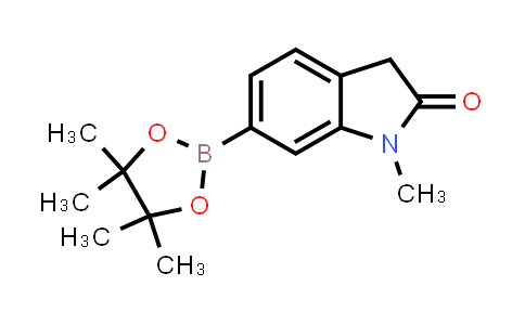 CAS No. 1428666-17-4, 1-Methyl-6-(tetramethyl-1,3,2-dioxaborolan-2-yl)-2,3-dihydro-1H-indol-2-one