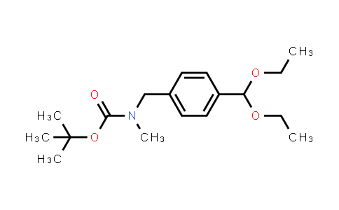 1428935-48-1 | Carbamic acid, N-[[4-(diethoxymethyl)phenyl]methyl]-N-methyl-, 1,1-dimethylethyl ester
