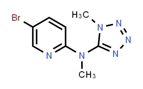 CAS No. 1428960-81-9, 5-Bromo-N-methyl-N-(1-methyl-1H-1,2,3,4-tetrazol-5-yl)pyridin-2-amine