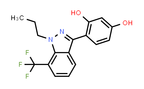 CAS No. 1429059-03-9, 1,3-Benzenediol, 4-[1-propyl-7-(trifluoromethyl)-1H-indazol-3-yl]-
