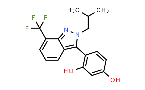 CAS No. 1429059-06-2, 1,3-Benzenediol, 4-[2-(2-methylpropyl)-7-(trifluoromethyl)-2H-indazol-3-yl]-