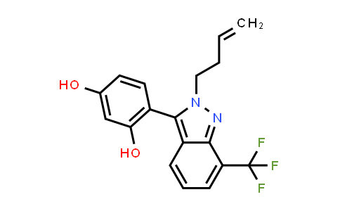 MC523337 | 1429059-08-4 | 1,3-Benzenediol, 4-[2-(3-buten-1-yl)-7-(trifluoromethyl)-2H-indazol-3-yl]-