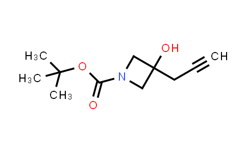 CAS No. 1429122-65-5, tert-Butyl 3-hydroxy-3-(prop-2-yn-1-yl)azetidine-1-carboxylate
