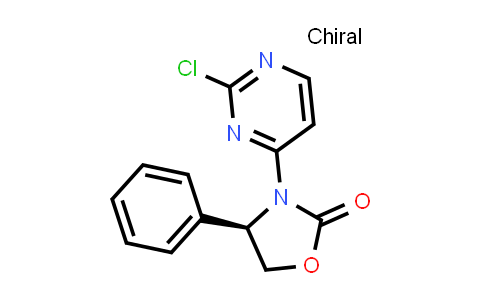 CAS No. 1429180-77-7, (R)-3-(2-chloropyrimidin-4-yl)-4-phenyloxazolidin-2-one