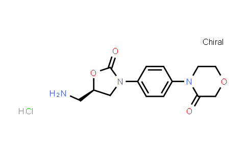 CAS No. 1429311-47-6, (R)-4-(4-(5-(Aminomethyl)-2-oxooxazolidin-3-yl)phenyl)morpholin-3-one (Hydrochloride)