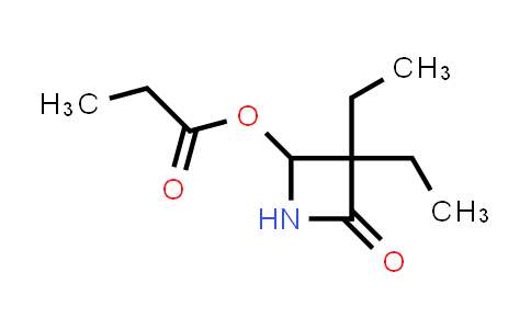 CAS No. 142935-44-2, 3,3-Diethyl-4-oxoazetidin-2-yl propionate