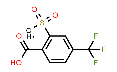CAS No. 142994-06-7, 2-(Methylsulfonyl)-4-(trifluoromethyl)benzoic acid