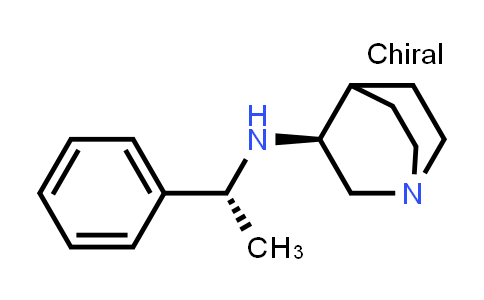 CAS No. 142999-60-8, (S)-N-((R)-1-phenylethyl)quinuclidin-3-amine