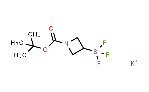 CAS No. 1430219-73-0, Potassium (1-(tert-butoxycarbonyl)azetidin-3-yl)trifluoroborate