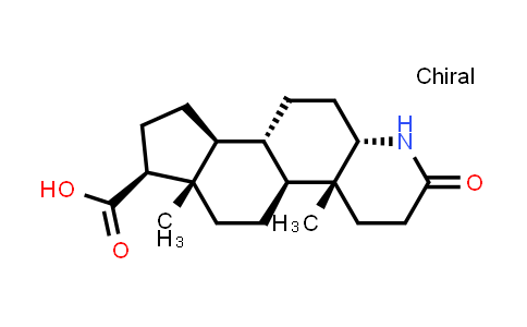 CAS No. 1430804-94-6, (4aR,4bS,6aS,7S,9aS,9bS,11aS)-4a,6a-dimethyl-2-oxohexadecahydro-1H-indeno[5,4-f]quinoline-7-carboxylic acid