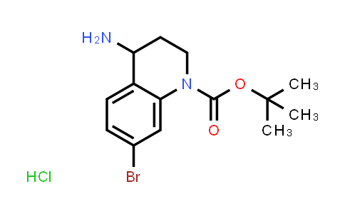 CAS No. 1430839-89-6, tert-Butyl 4-amino-7-bromo-3,4-dihydroquinoline-1(2H)-carboxylate hydrochloride