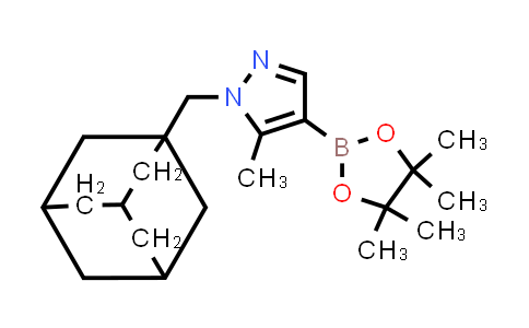CAS No. 1430845-70-7, 1-(Adamantan-1-ylmethyl)-5-methyl-4-(4,4,5,5-tetramethyl-1,3,2-dioxaborolan-2-yl)-1H-pyrazole