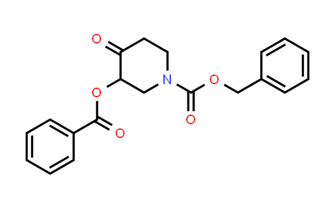 CAS No. 1431285-71-0, Benzyl 3-(benzoyloxy)-4-oxopiperidine-1-carboxylate