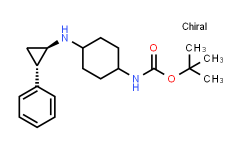 CAS No. 1431304-60-7, tert-Butyl (4-(((1R,2S)-2-phenylcyclopropyl)amino)cyclohexyl)carbamate