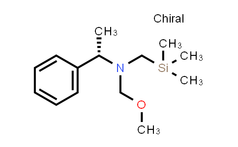 CAS No. 143140-08-3, (S)-N-(Methoxymethyl)-1-phenyl-N-((trimethylsilyl)methyl)ethanamine