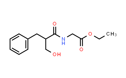 CAS No. 1431697-70-9, Ethyl 2-(2-benzyl-3-hydroxypropanamido)acetate