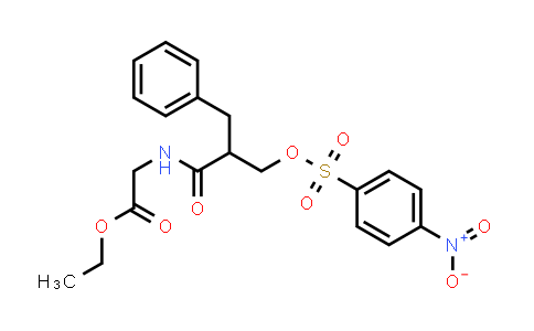 CAS No. 1431697-91-4, Ethyl 2-(2-benzyl-3-(((4-nitrophenyl)sulfonyl)oxy)propanamido)acetate