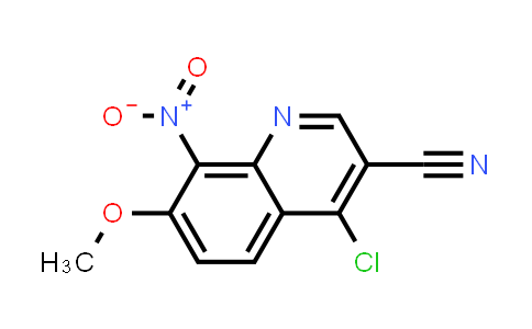 CAS No. 1431698-02-0, 4-Chloro-7-methoxy-8-nitroquinoline-3-carbonitrile