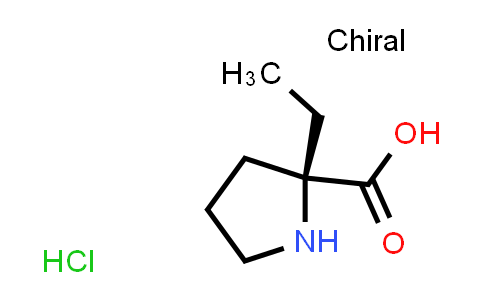 CAS No. 1431699-60-3, (R)-2-ethylpyrrolidine-2-carboxylic acid hydrochloride