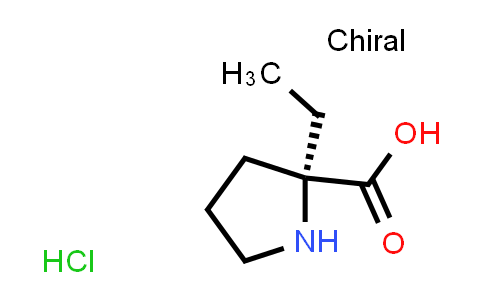 CAS No. 1431699-61-4, (S)-2-ethylpyrrolidine-2-carboxylic acid hydrochloride