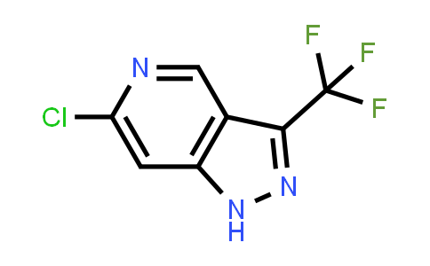 CAS No. 1431720-68-1, 6-Chloro-3-(trifluoromethyl)-1H-pyrazolo[4,3-c]pyridine