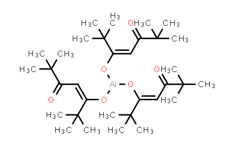 CAS No. 14319-08-5, Tris(2,2,6,6-tetramethyl-3,5-heptanedionato)aluminum