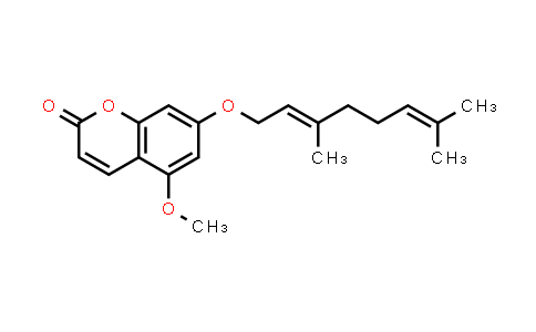 CAS No. 1432075-68-7, 2H-1-Benzopyran-2-one, 7-[(3,7-dimethyl-2,6-octadien-1-yl)oxy]-5-methoxy-