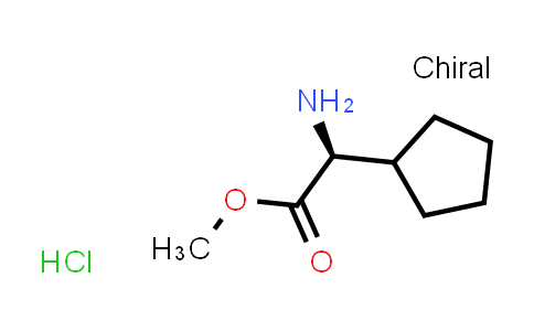 CAS No. 14328-62-2, (S)-Methyl 2-amino-2-cyclopentylacetate hydrochloride