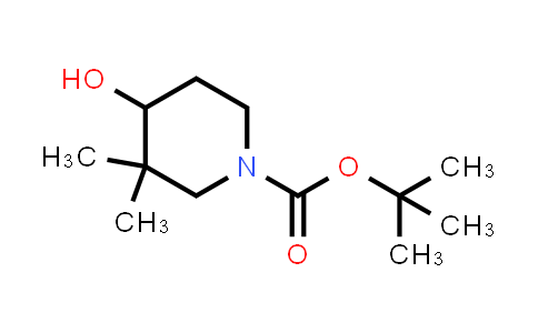 CAS No. 143306-65-4, tert-Butyl 4-hydroxy-3,3-dimethylpiperidine-1-carboxylate