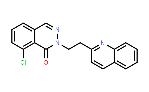 CAS No. 1433204-04-6, 8-Chloro-2-(2-(quinolin-2-yl)ethyl)phthalazin-1(2H)-one
