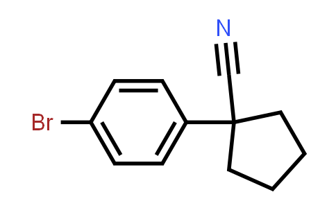 CAS No. 143328-19-2, 1-(4-Bromophenyl)cyclopentane-1-carbonitrile
