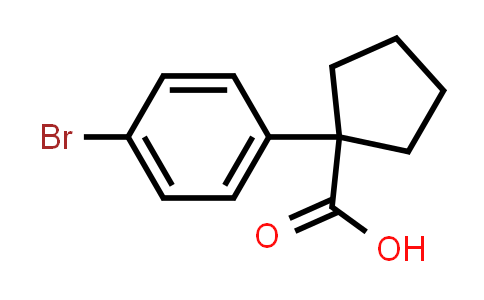CAS No. 143328-24-9, 1-(4-Bromophenyl)cyclopentane-1-carboxylic acid