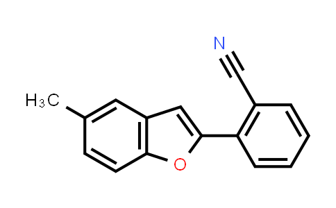 CAS No. 143381-79-7, 2-(5-Methylbenzofuran-2-yl)benzonitrile