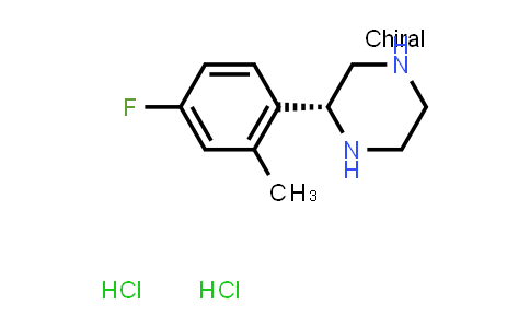 CAS No. 1434126-86-9, (2R)-2-(4-Fluoro-2-methylphenyl)piperazine dihydrochloride
