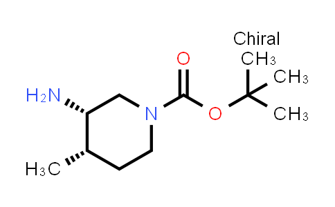 CAS No. 1434126-96-1, tert-Butyl (3S,4S)-3-amino-4-methylpiperidine-1-carboxylate