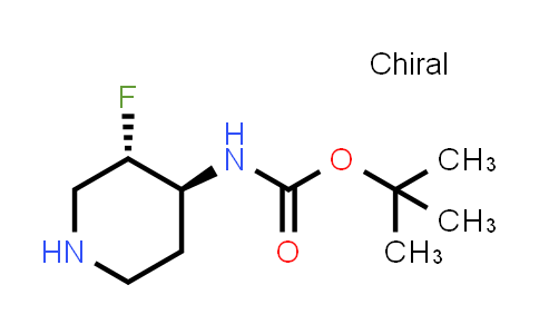 CAS No. 1434127-01-1, tert-Butyl N-[(3S,4S)-3-fluoropiperidin-4-yl]carbamate