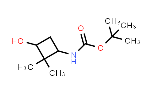 CAS No. 1434141-79-3, tert-Butyl N-(3-hydroxy-2,2-dimethylcyclobutyl)carbamate