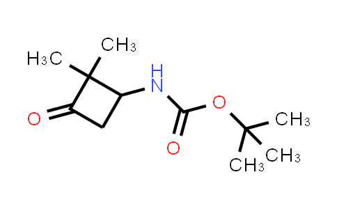 CAS No. 1434141-90-8, tert-Butyl N-(2,2-dimethyl-3-oxocyclobutyl)carbamate