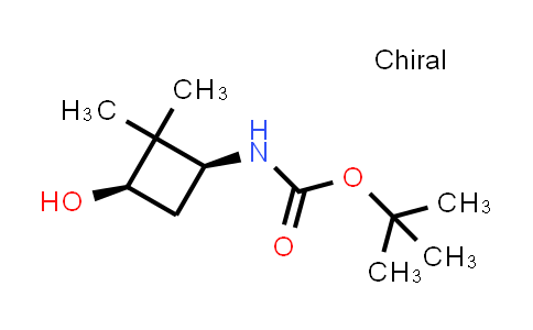CAS No. 1434141-92-0, tert-Butyl cis-2,2-dimethyl-3-hydroxycyclobutylcarbamate