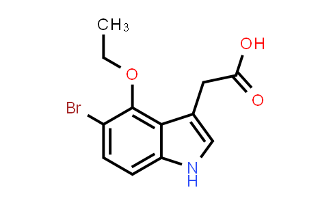 CAS No. 1434141-94-2, 2-(5-Bromo-4-ethoxy-1H-indol-3-yl)acetic acid