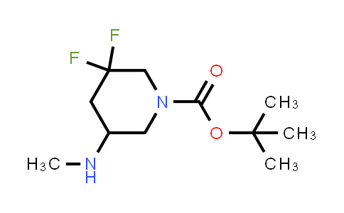 CAS No. 1434142-12-7, tert-Butyl 3,3-difluoro-5-(methylamino)piperidine-1-carboxylate