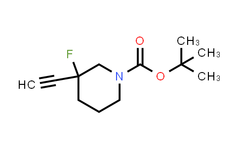 CAS No. 1434142-27-4, tert-Butyl 3-ethynyl-3-fluoropiperidine-1-carboxylate