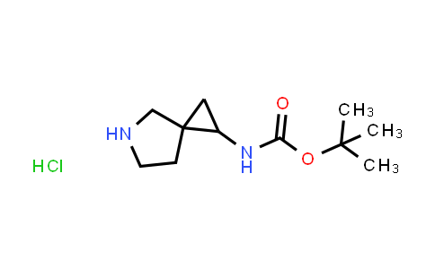 CAS No. 1434142-28-5, tert-Butyl 5-azaspiro[2.4]heptan-1-ylcarbamate hydrochloride