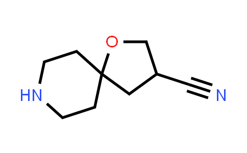 CAS No. 1434247-02-5, 1-Oxa-8-azaspiro[4.5]decane-3-carbonitrile