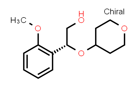 CAS No. 1434652-66-0, (2R)-2-(2-Methoxyphenyl)-2-(oxan-4-yloxy)ethan-1-ol