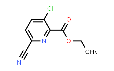 CAS No. 1436504-94-7, Ethyl 3-chloro-6-cyanopicolinate